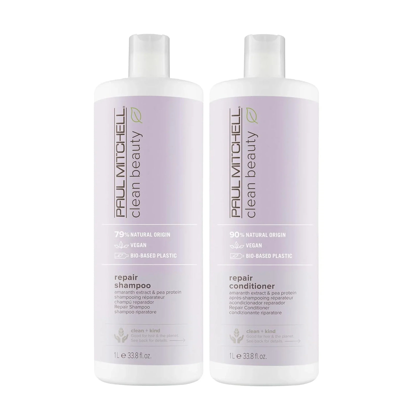 PAUL MITCHELL Clean Beauty Repair Shampoo & Conditioner 1L pack 📣