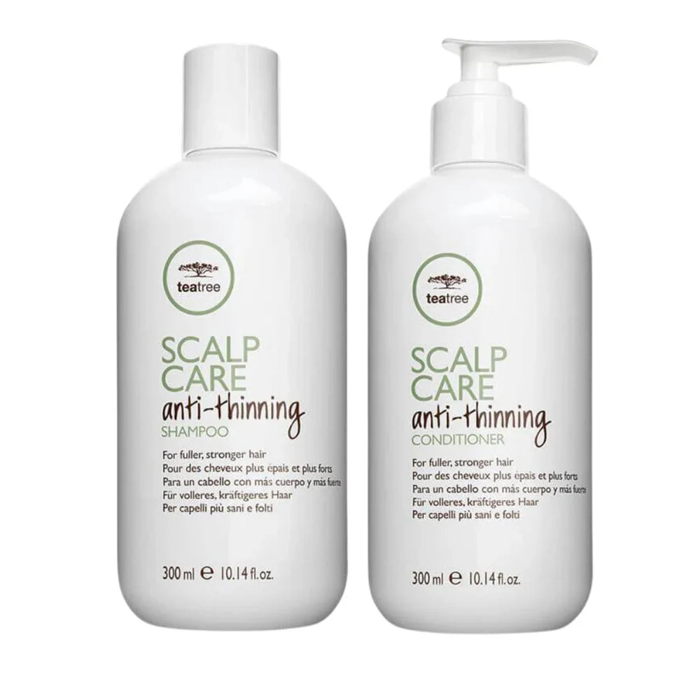 PAUL MITCHELL Tea Tree Scalp Care Anti-Thinning Shampoo & Conditioner 300ml pack 📣