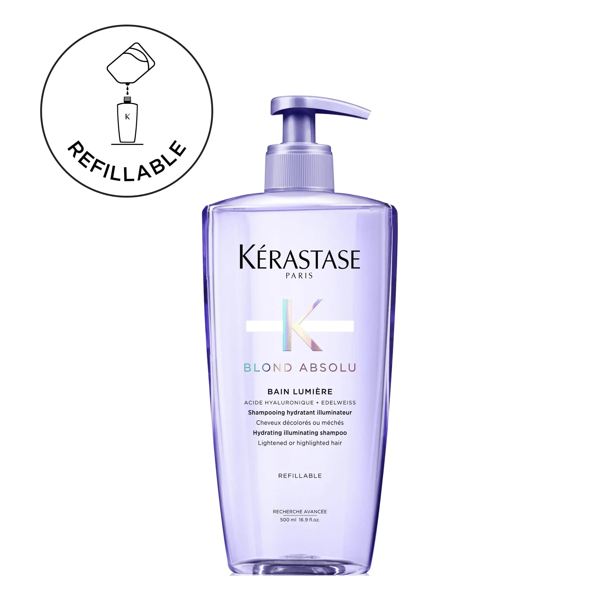 Kérastase Blond Absolu Bain Lumiére Shampoo For Lightened and Highlighted Hair 500ml