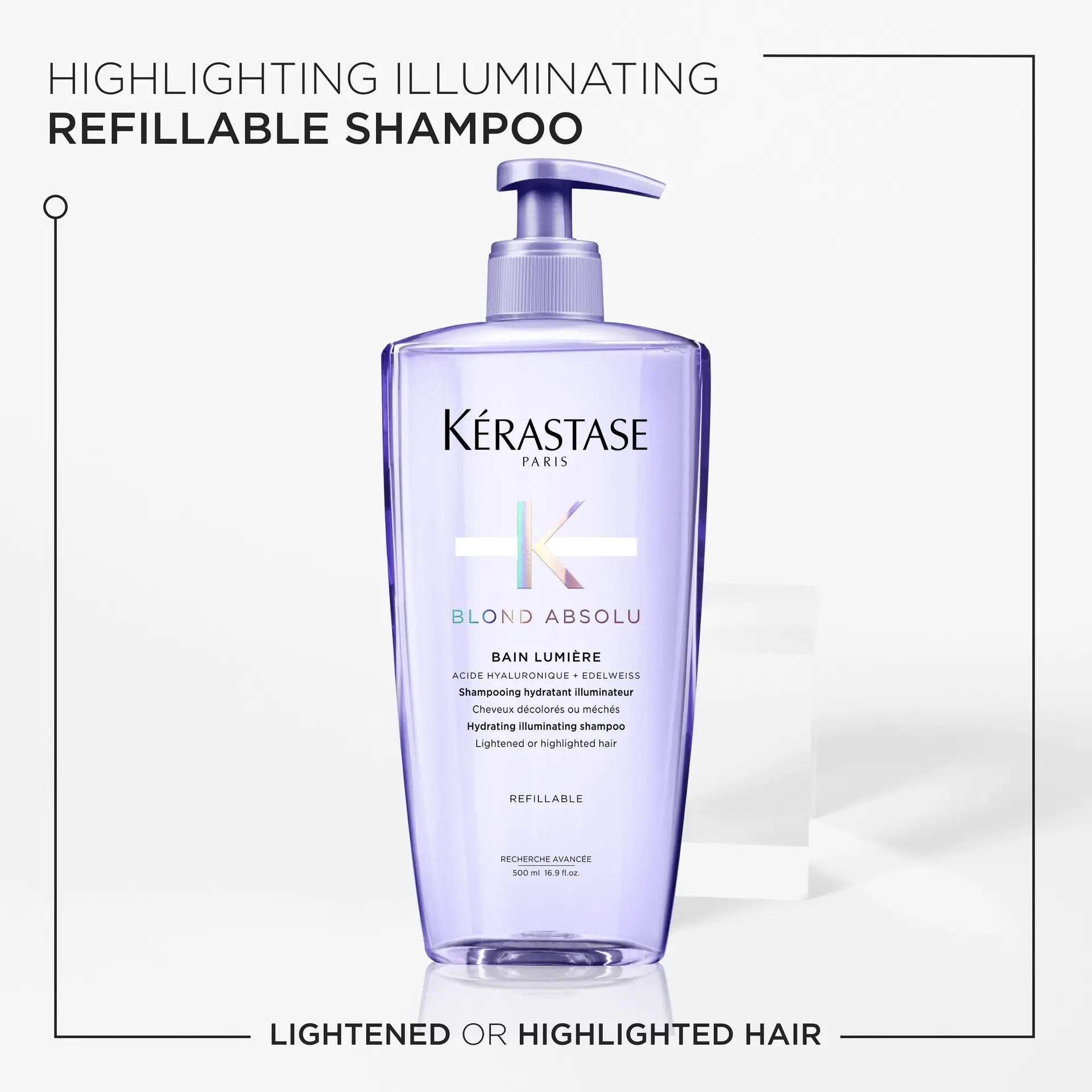 Kérastase Blond Absolu Bain Lumiére Shampoo For Lightened and Highlighted Hair 500ml