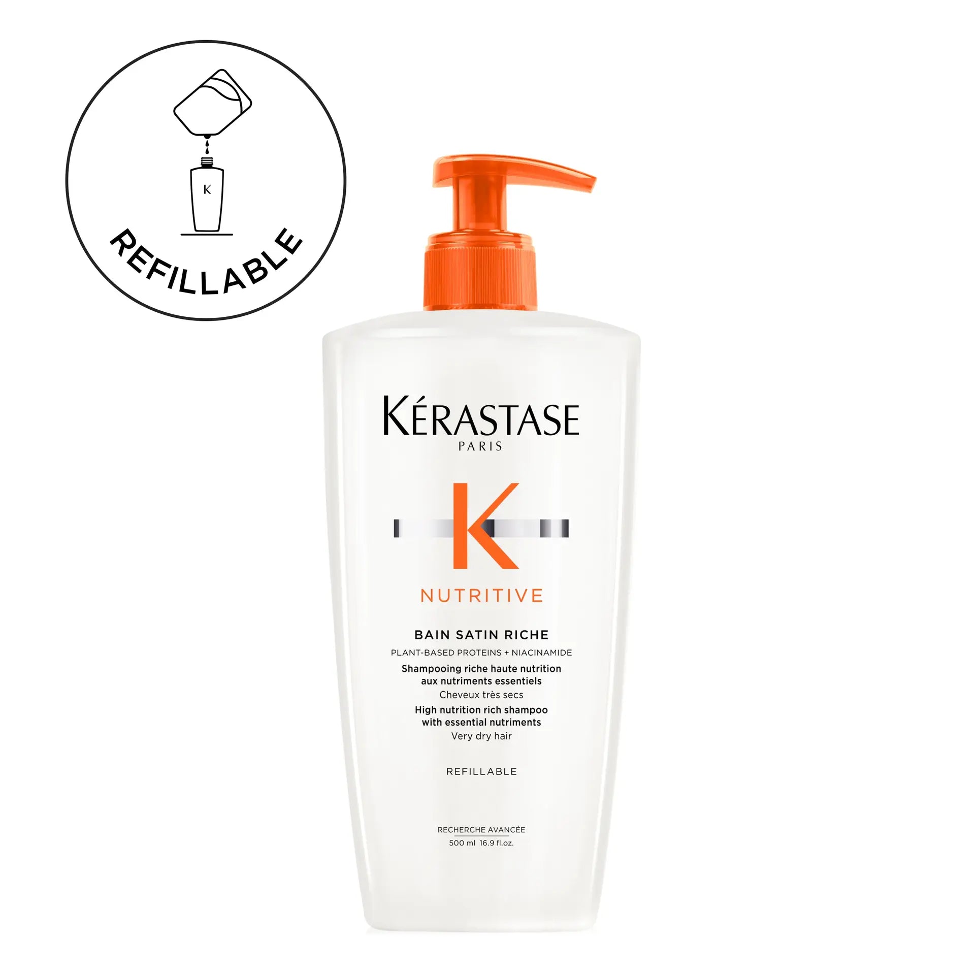 Kérastase Nutritive Bain Satin Riche Shampoo For Very Dry Hair 500ml