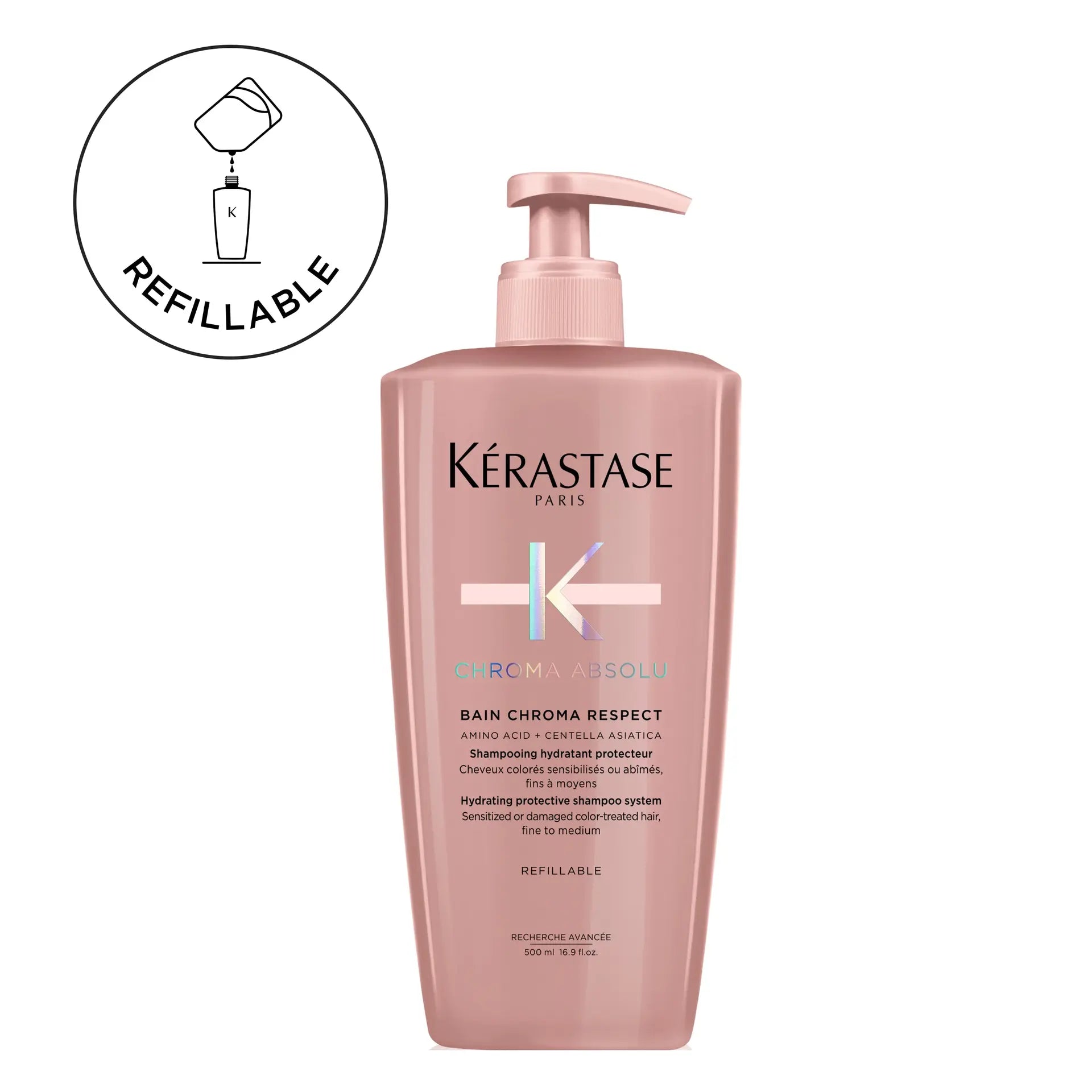 Kérastase Chroma Absolu Bain Chroma Respect Shampoo For Colour-Treated Hair 500ml