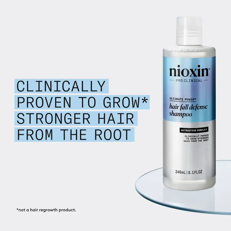 Nioxin Hair Fall Defense Shampoo - Shampoo for Hair Loss 240ml