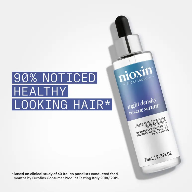 Nioxin Night Density Rescue Serum - Overnight Hair Thickening Serum 70ml
