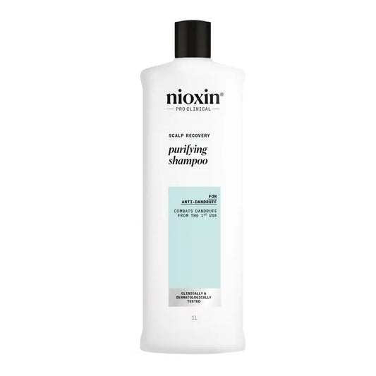Nioxin Scalp Recovery Purifying Shampoo - Shampoo for Dandruff and Itchy Scalp 1000ml