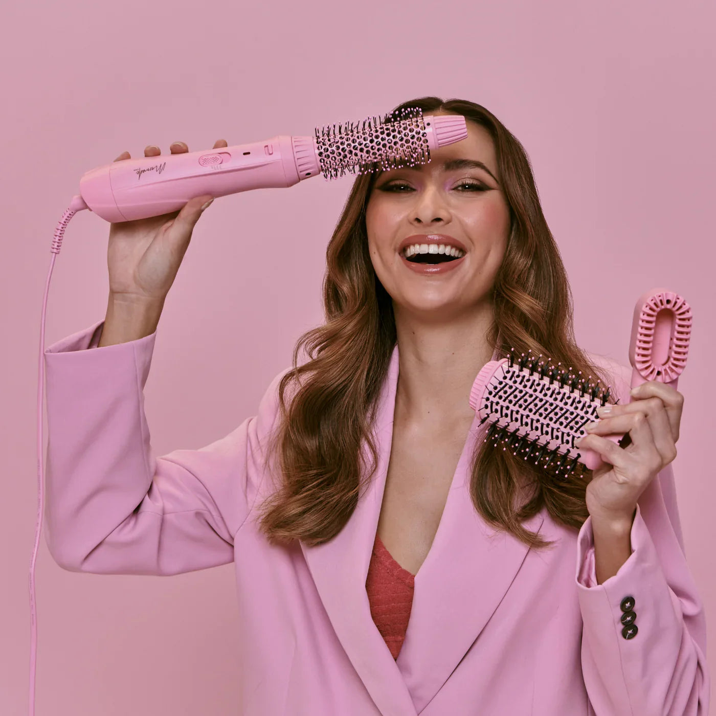 Mermade interchangeable blow dry brush