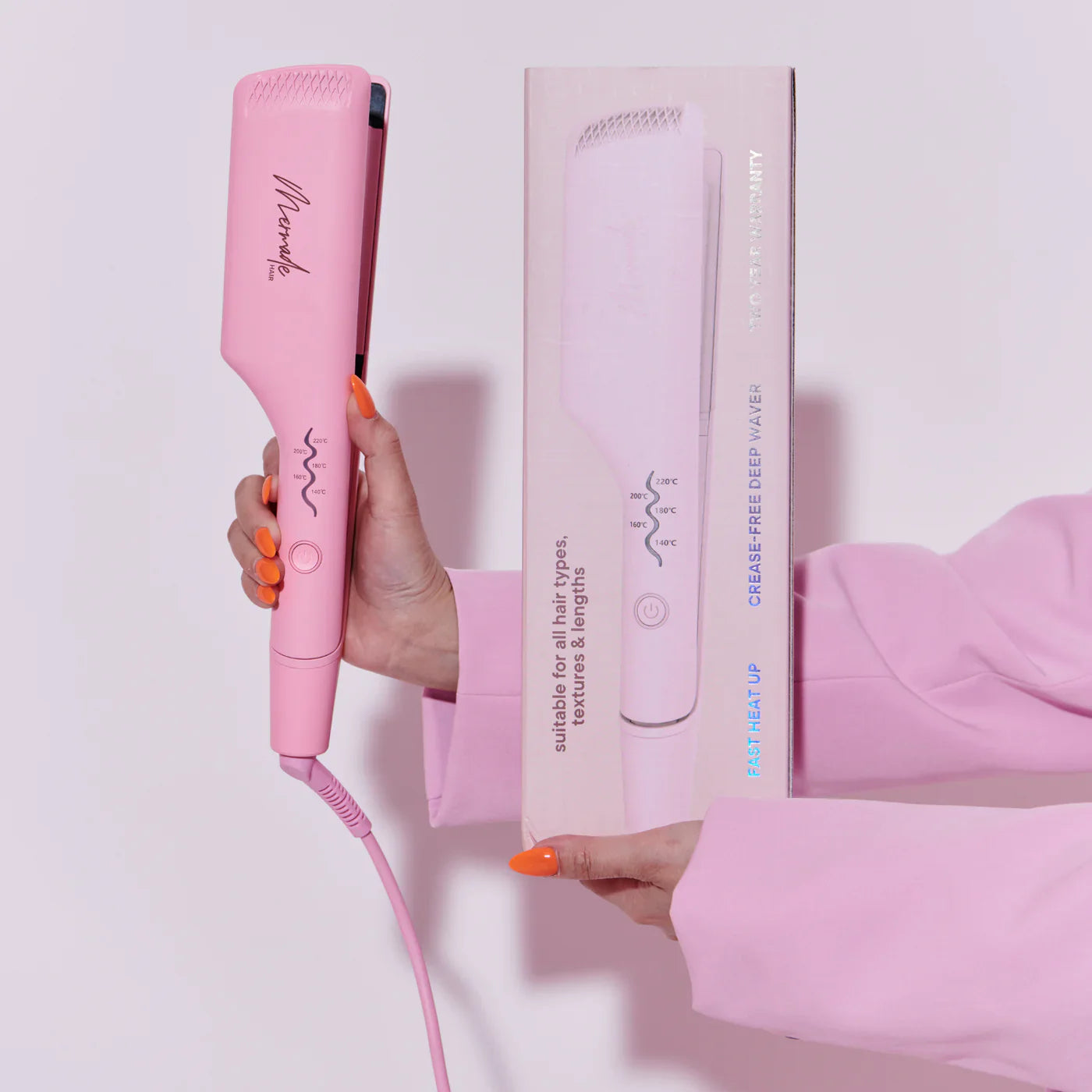 Mermade double waver - pink