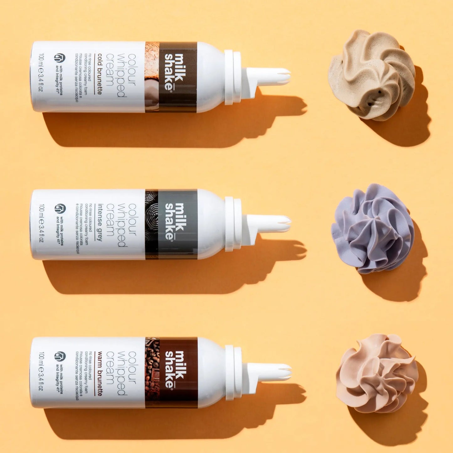 Milkshake Colour Whipped Cream 100ml - Warm Brunette