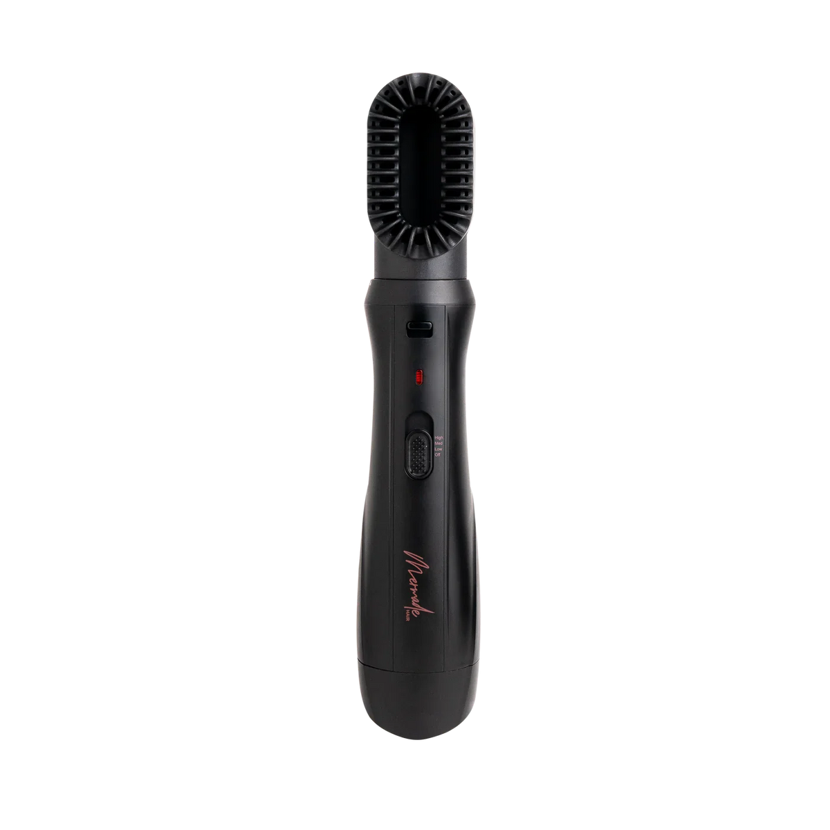 Mermade interchangeable blow dry brush - sleek black