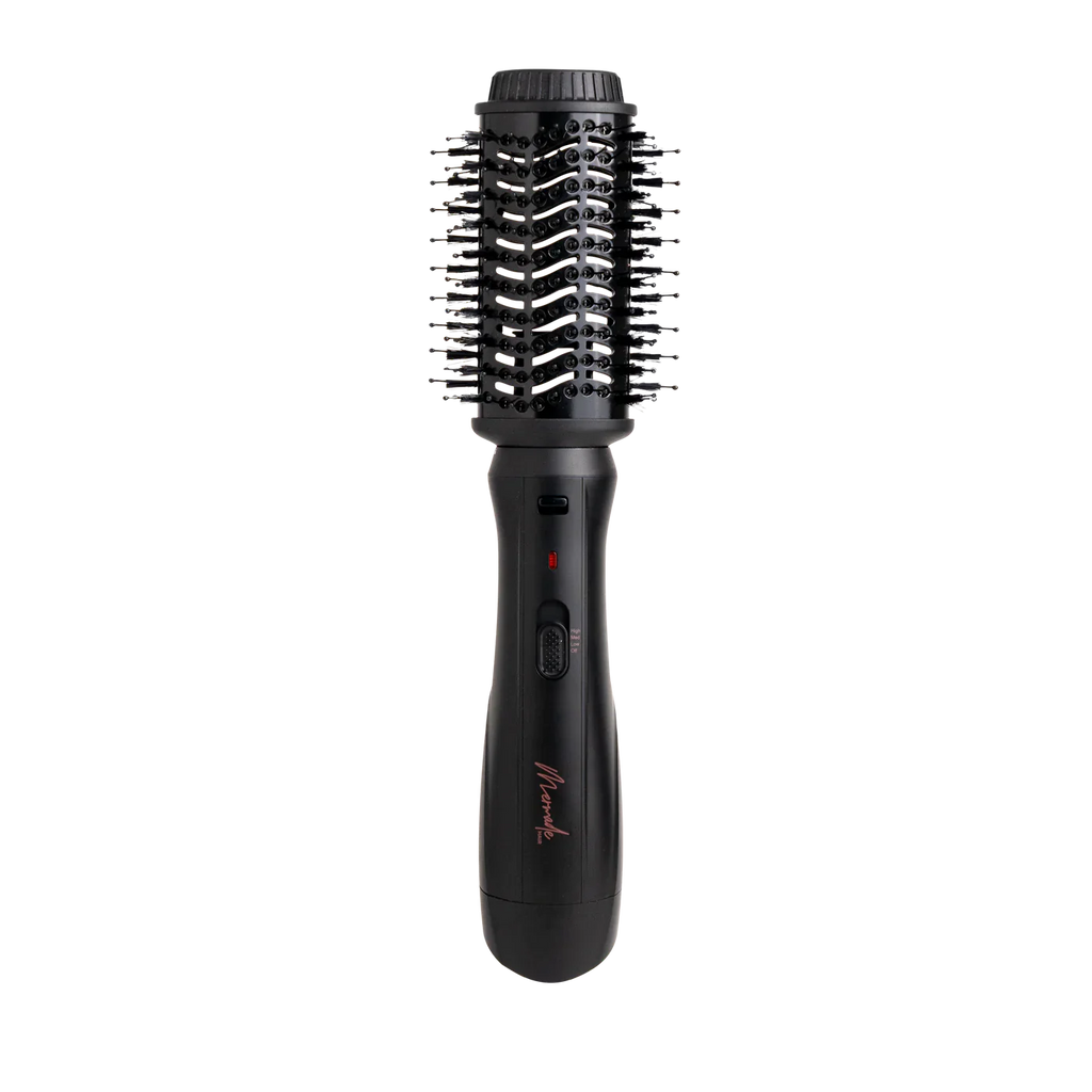 Mermade interchangeable blow dry brush - sleek black