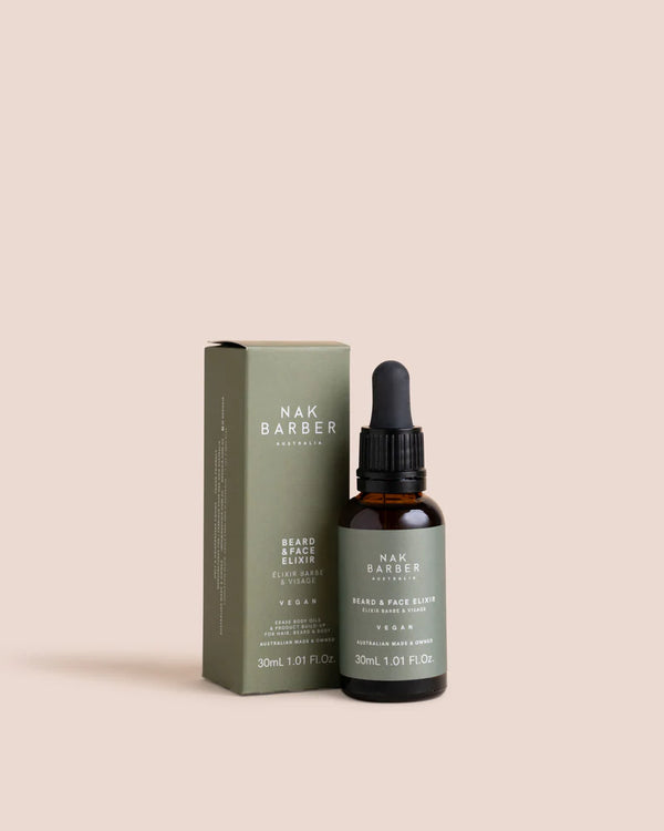 NAK Barber Beard And Face Elixir 30ml