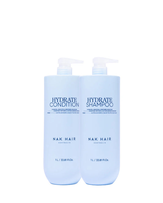 NAK Signature Hydrate Shampoo & Conditioner 1L pack 📣
