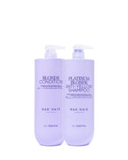 NAK Signature Platinum Blonde Anti-Yellow Shampoo & Blonde Conditioner 1L pack 📣