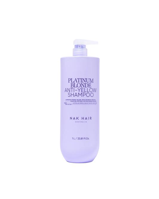 NAK Platinum Blonde Anti-Yellow Shampoo 1 Litre