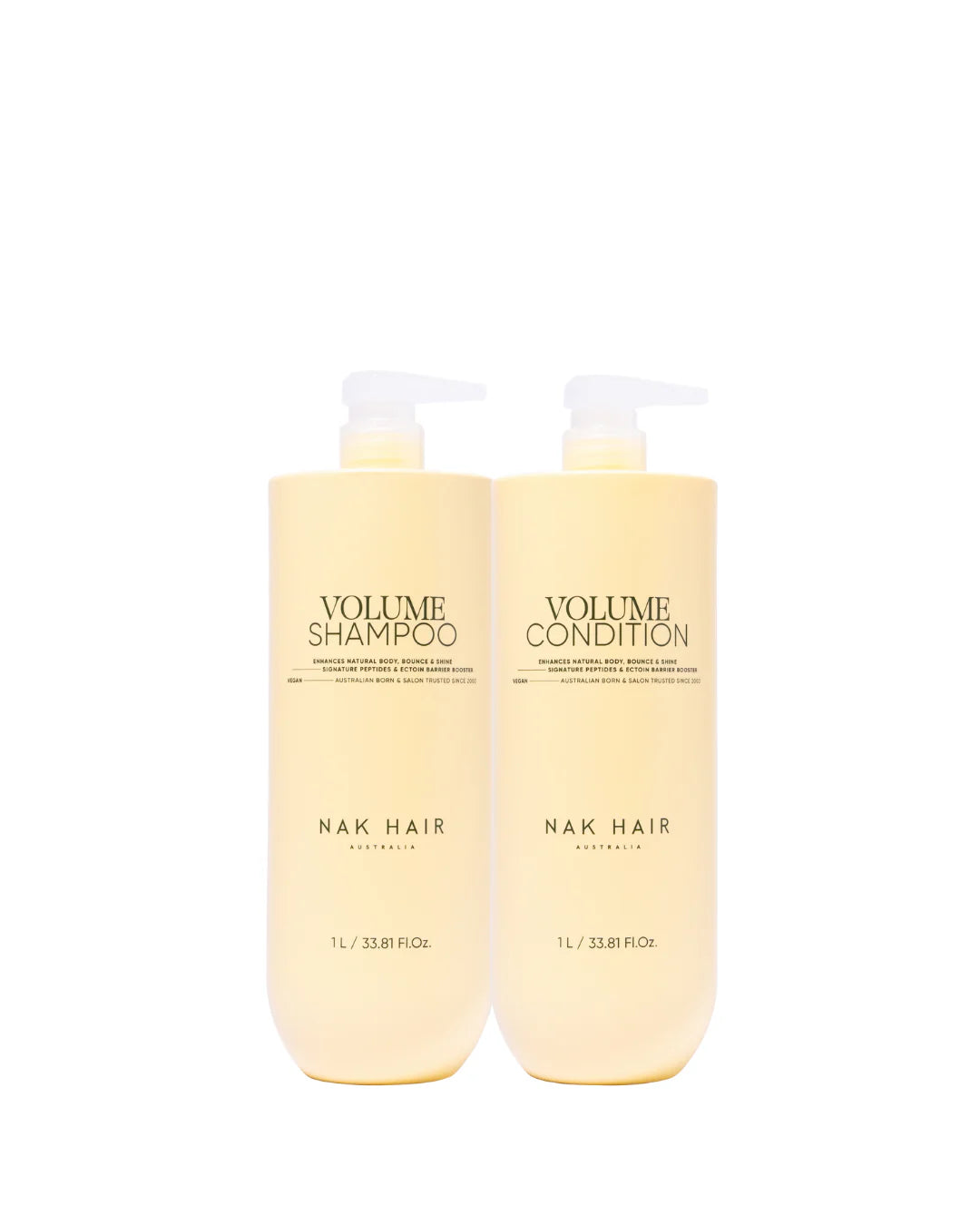 NAK Signature Volume Shampoo & Conditioner 1L pack 📣
