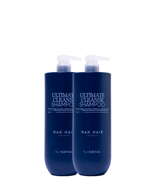 NAK Signature Ultimate Cleanse Shampoo double pack 📣