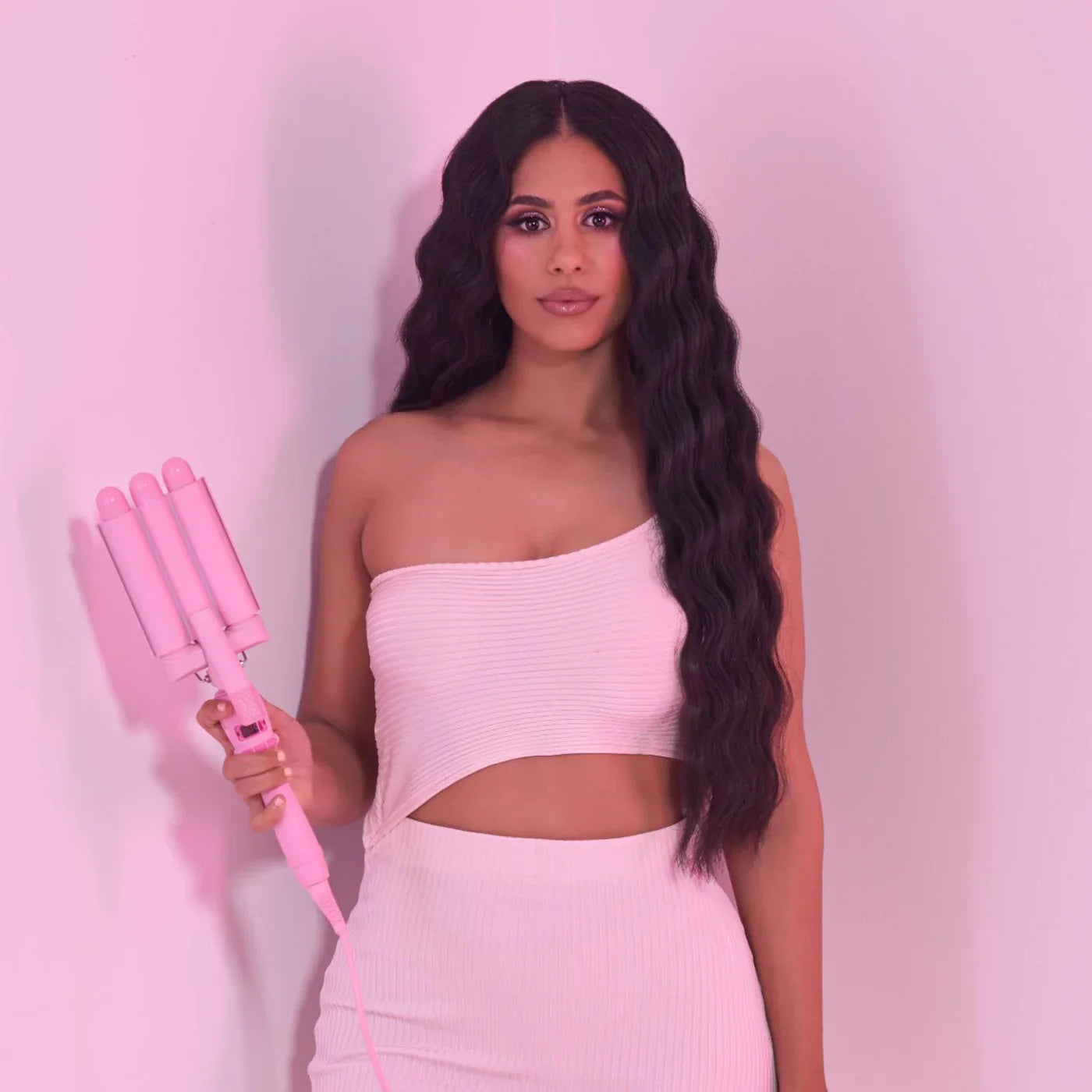 Mermade pro mini hair waver - 25mm pink