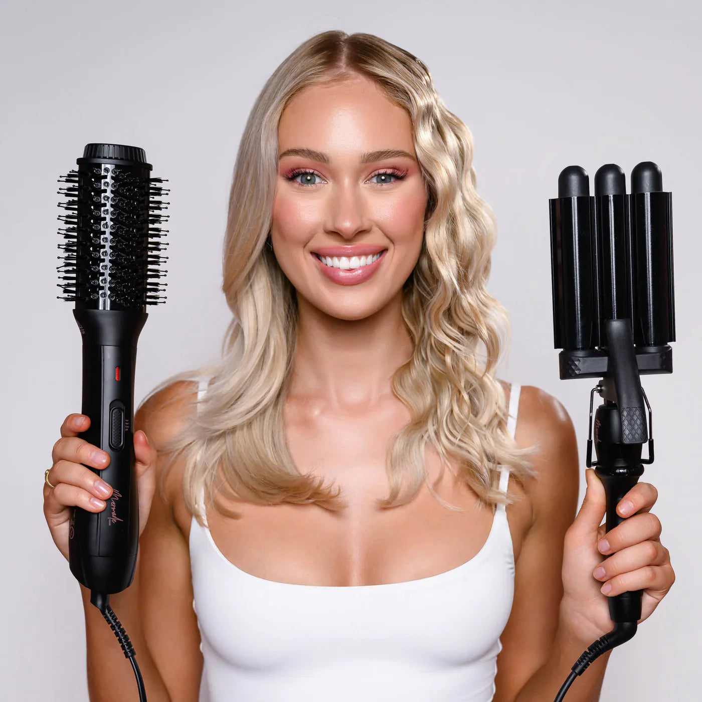 Mermade blow dry brush - sleek black