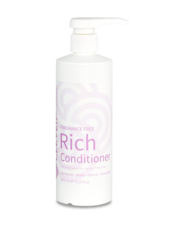 Clever Curl Rich Conditioner Fragrance Free 450ml