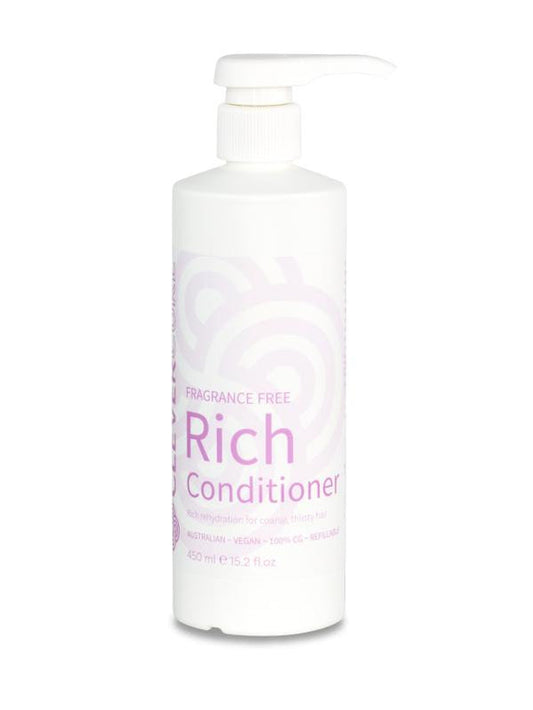 Clever Curl Rich Conditioner Fragrance Free 450ml