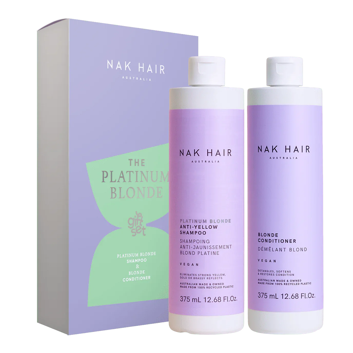 NAK Holiday Platinum Blonde Pack