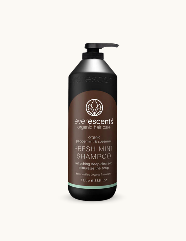 Everescents Organic Fresh Mint Shampoo 1L