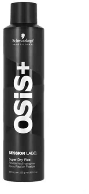 Schwarzkopf OSiS+ Session Label Super Dry Flex Hold Hairspray 300ml