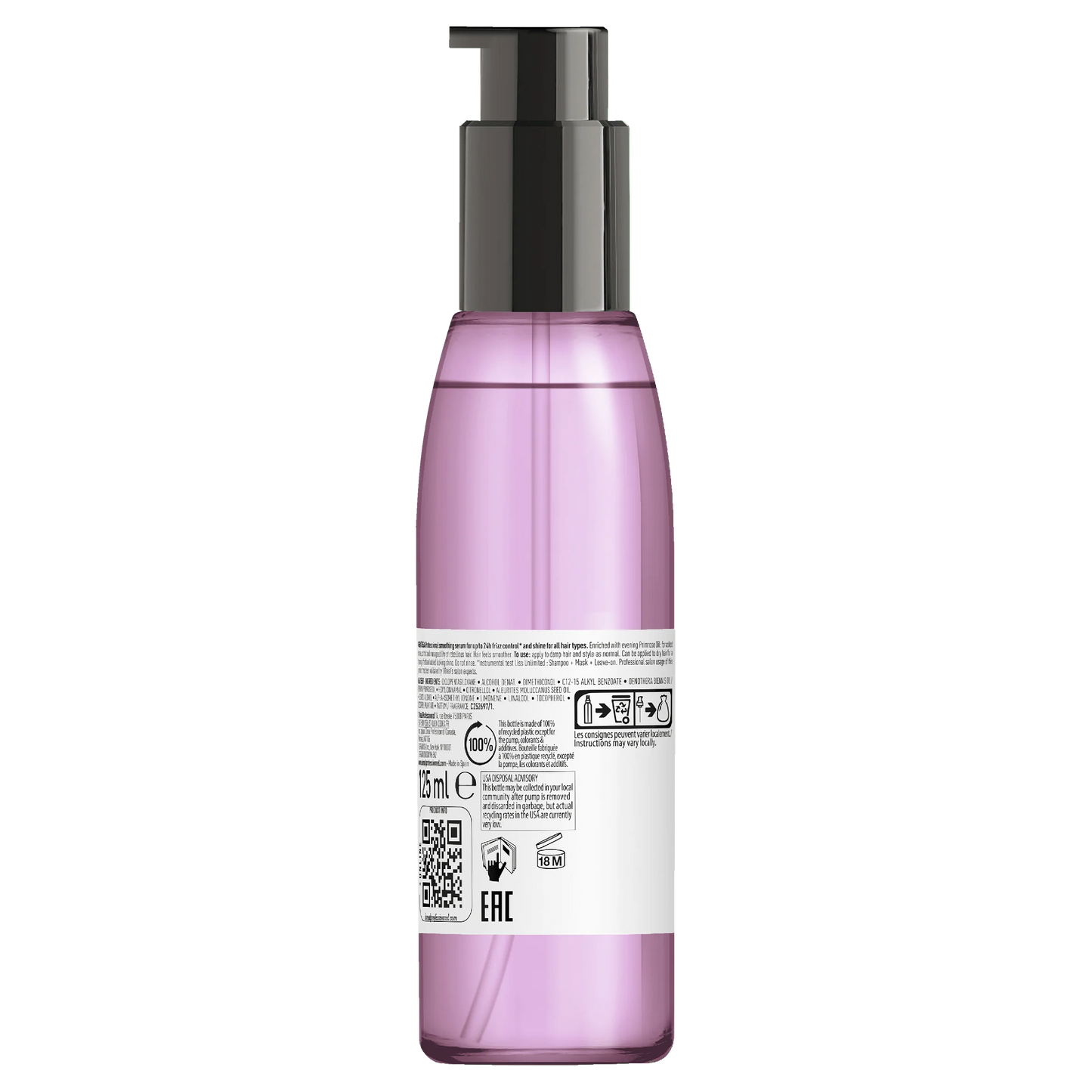 L'Oréal Professionnel Liss Unlimited Smoother Serum 125ml