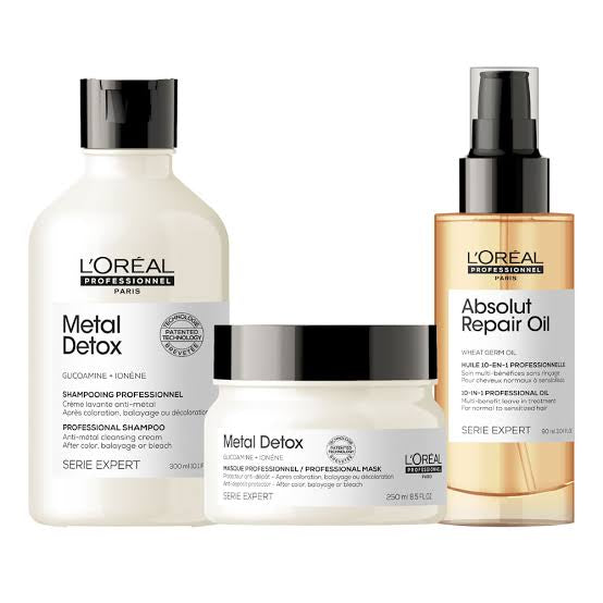 L'Oréal Professionnel Serie Expert Metal Detox Trio Pack 📣