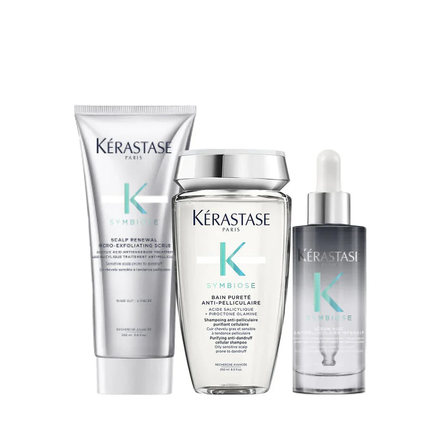 Kérastase Symbiose routine Anti-Dandruff for oily scalp pack 📣